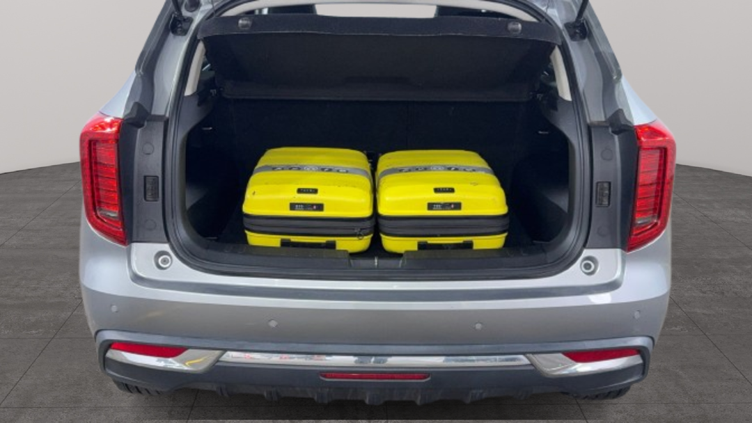 Boot Inside View with Luggage