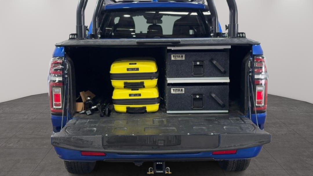 Boot Inside View with Luggage