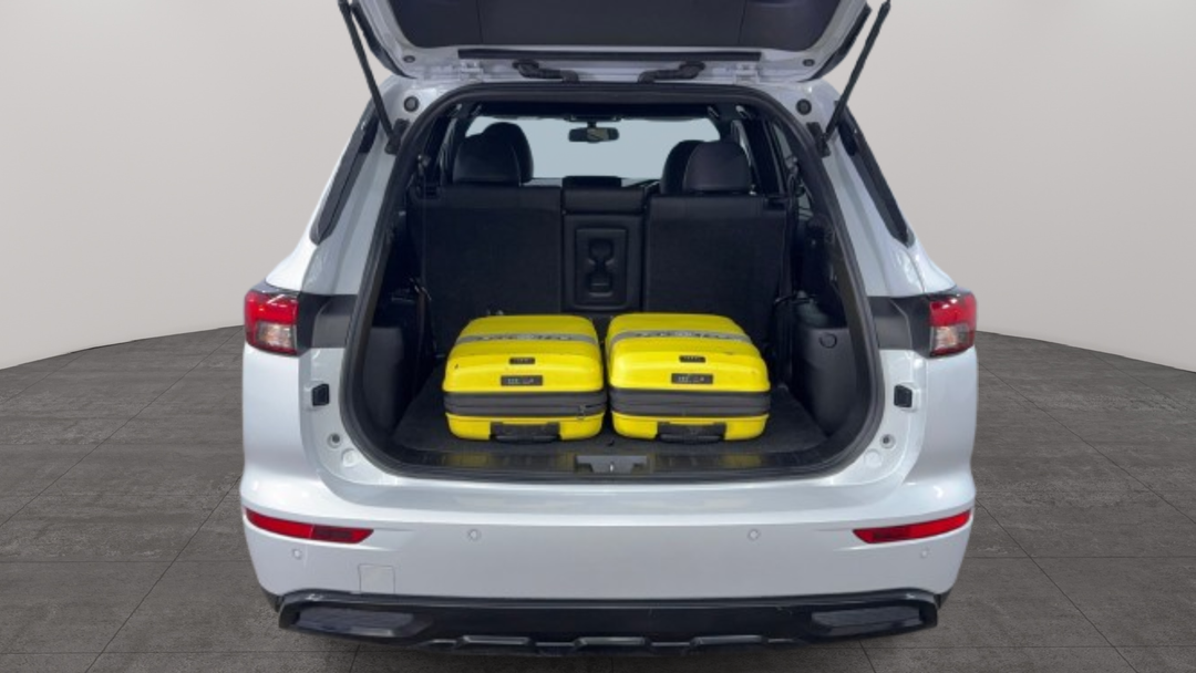 2023 Mitsubishi Outlander Ls Black Edition 7 Seat (2WD), Automatic, 24126 km, Boot Inside View with Luggage