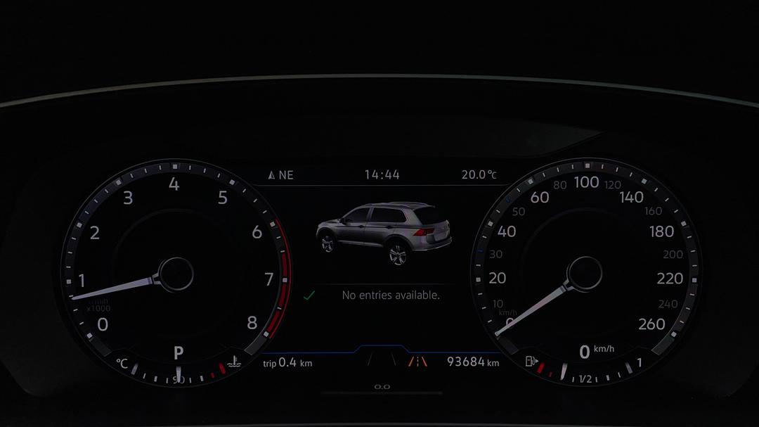 2017 Volkswagen Tiguan 162 Tsi Highline, Automatic, 93684 km, Odometer View