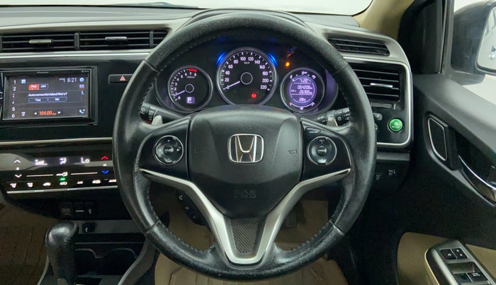 2017 Honda City VX CVT PETROL, Petrol, Automatic, 64,208 km, Steering Wheel Close-up