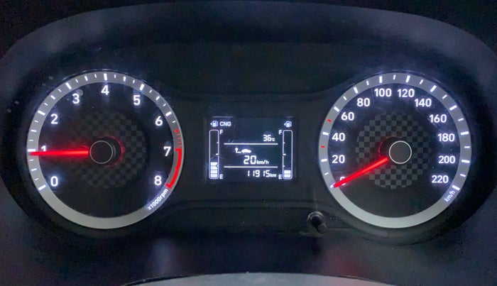 2022 Hyundai GRAND I10 NIOS SPORTZ 1.2 KAPPA VTVT CNG, CNG, Manual, 11,915 km, Odometer Image