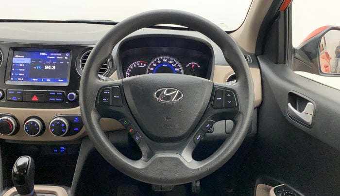 2017 Hyundai Grand i10 SPORTZ (O) AT 1.2 KAPPA VTVT, Petrol, Automatic, 17,864 km, Steering Wheel Close Up
