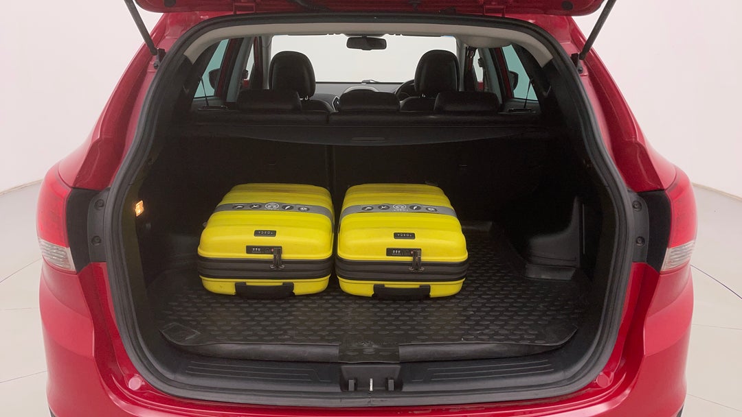 Boot Inside View with Luggage