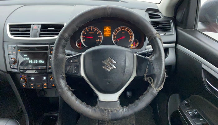2014 Maruti Swift ZXI D, Petrol, Manual, 43,783 km, Steering Wheel Close Up