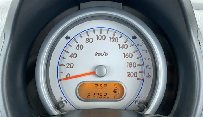 2013 Maruti Ritz VXI, Petrol, Manual, 61,753 km, Odometer Image