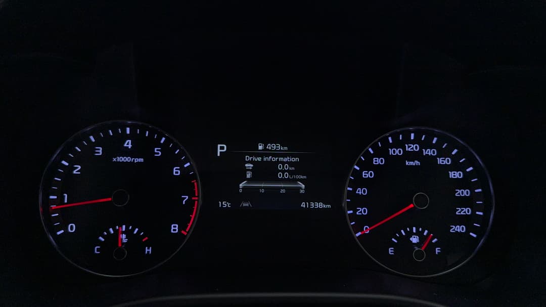 2023 Kia Cerato S, Automatic, 41338 km, Odometer View