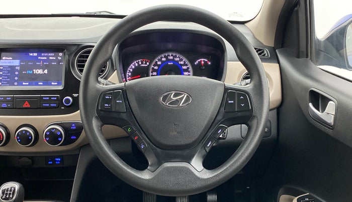 2020 Hyundai Grand i10 SPORTZ 1.2 KAPPA VTVT, Petrol, Manual, 16,831 km, Steering Wheel Close Up
