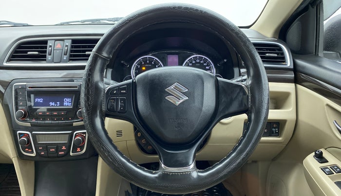 2018 Maruti Ciaz ZETA 1.4 VVT, Petrol, Manual, 43,912 km, Steering Wheel
