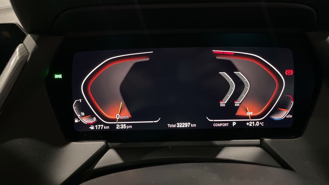 2020 BMW 1 18i M Sport, Automatic, 32297 km, Odometer View