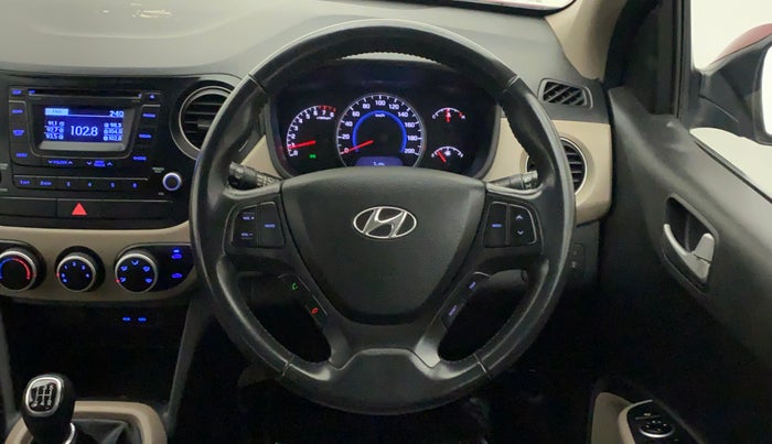 2014 Hyundai Grand i10 ASTA 1.2 KAPPA VTVT, Petrol, Manual, 74,933 km, Steering Wheel Close Up
