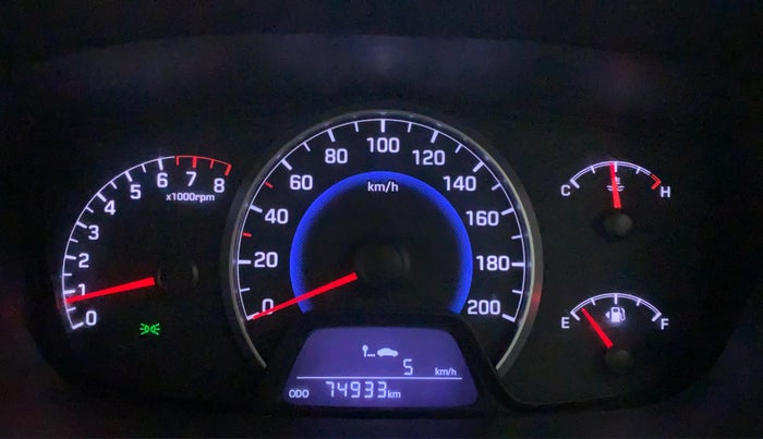 2014 Hyundai Grand i10 ASTA 1.2 KAPPA VTVT, Petrol, Manual, 74,933 km, Odometer Image