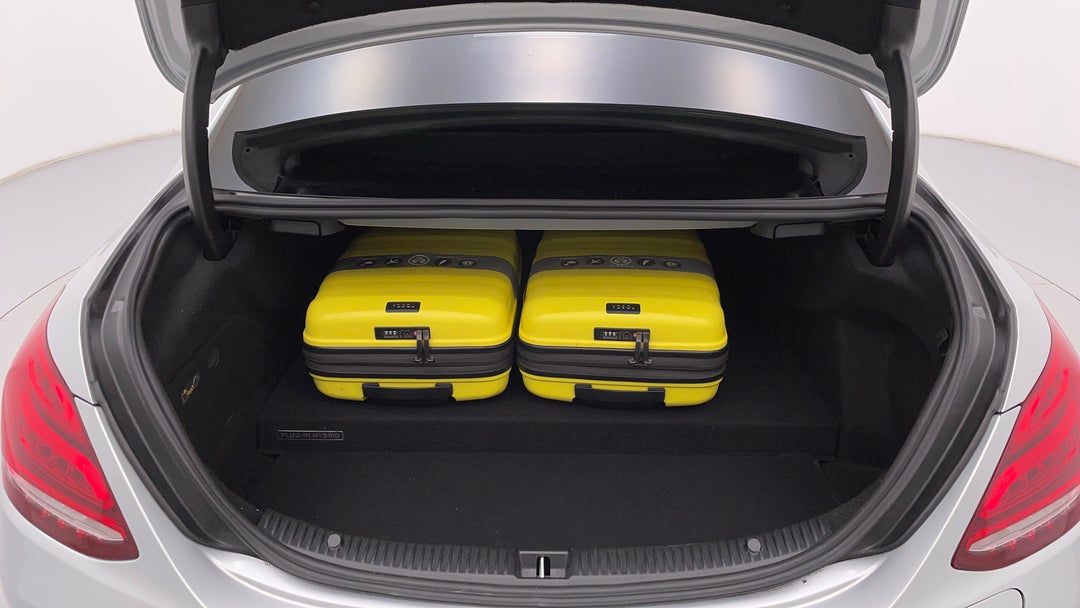 Boot Inside View with Luggage