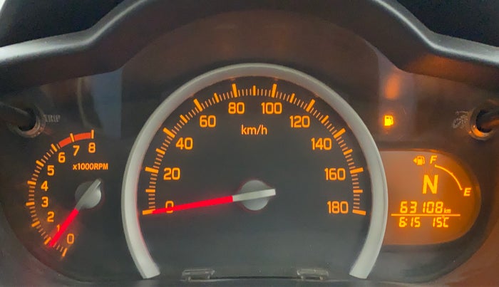 2015 Maruti Celerio VXI AMT, Petrol, Automatic, 63,631 km, Odometer Image