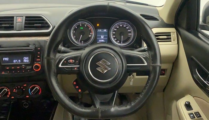 2018 Maruti Dzire VXI AMT, Petrol, Automatic, 26,386 km, Steering Wheel Close Up