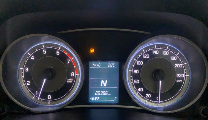 2018 Maruti Dzire VXI AMT, Petrol, Automatic, 26,386 km, Odometer Image