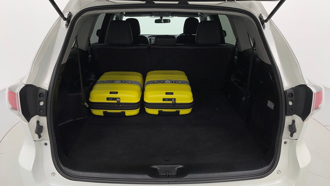 Boot Inside View with Luggage