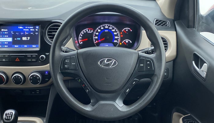 2018 Hyundai Grand i10 SPORTZ 1.2 KAPPA VTVT, Petrol, Manual, 59,366 km, Steering Wheel Close Up