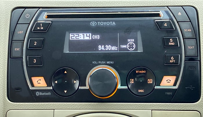 2014 Toyota Etios V, Petrol, Manual, 23,542 km, Infotainment System