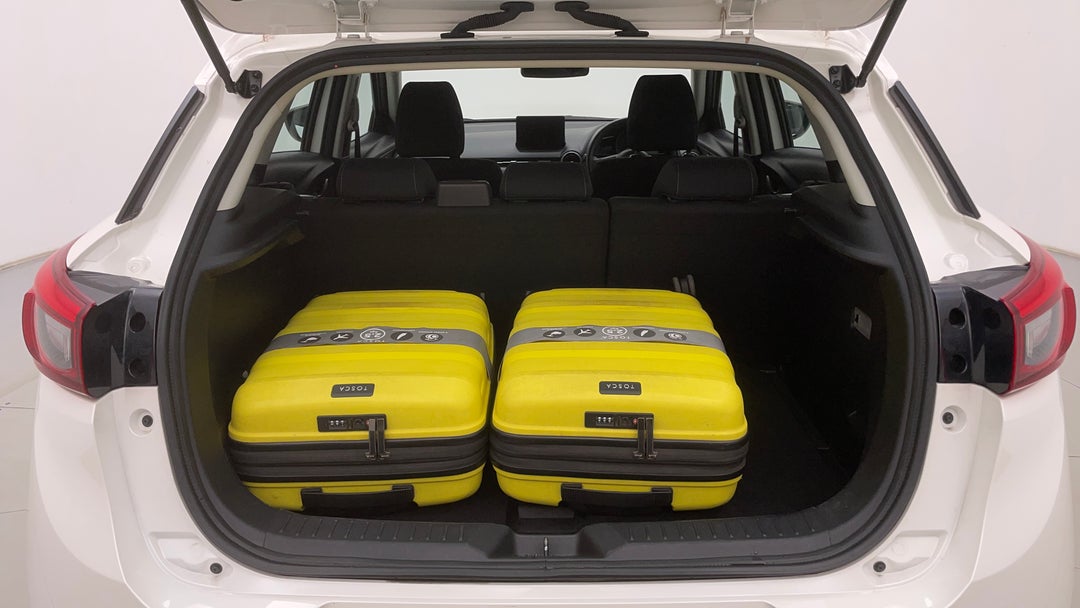 Boot Inside View with Luggage