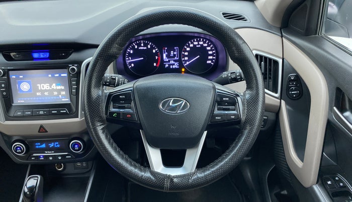 2017 Hyundai Creta SX PLUS AT 1.6 PETROL, Petrol, Automatic, 81,845 km, Steering Wheel Close Up