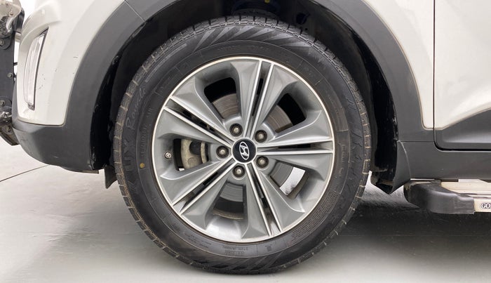 2017 Hyundai Creta SX PLUS AT 1.6 PETROL, Petrol, Automatic, 81,845 km, Left Front Wheel