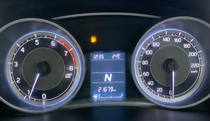 2017 Maruti Dzire ZXI PLUS AMT, Petrol, Automatic, 21,679 km, Odometer Image