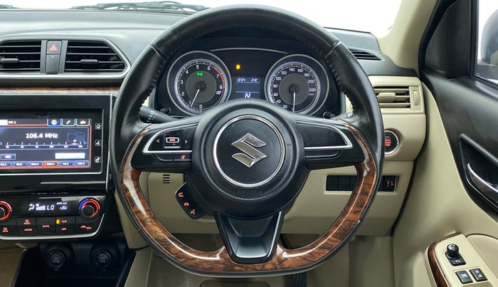 2017 Maruti Dzire ZXI PLUS AMT, Petrol, Automatic, 21,679 km, Steering Wheel Close Up