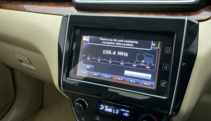 2017 Maruti Dzire ZXI PLUS AMT, Petrol, Automatic, 21,679 km, Infotainment system - GPS Card not working/missing