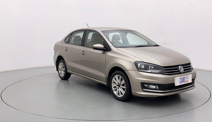 2016 Volkswagen Vento HIGHLINE PETROL AT, Petrol, Automatic, 81,057 km, Right Front Diagonal