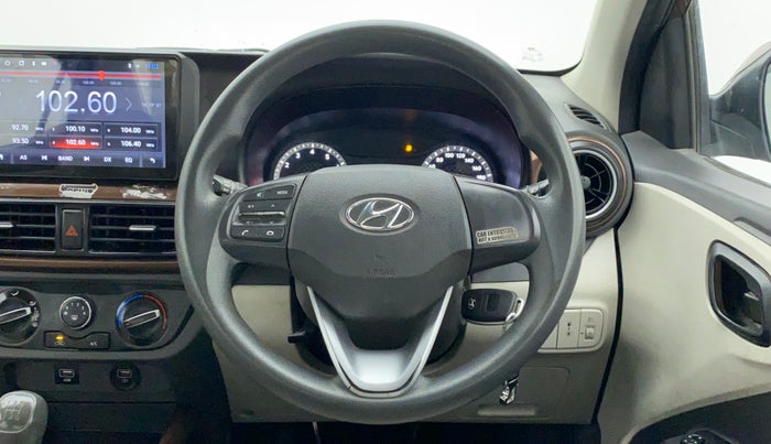 2020 Hyundai AURA S CNG, CNG, Manual, 63,431 km, Steering Wheel Close Up