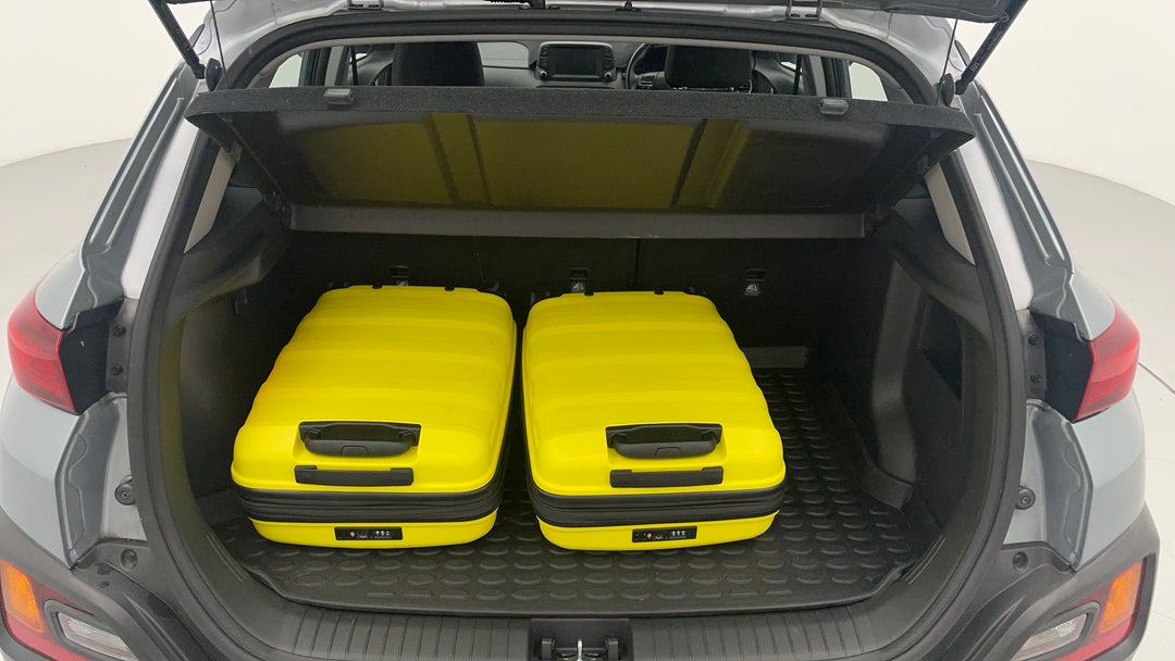 Boot Inside View with Luggage