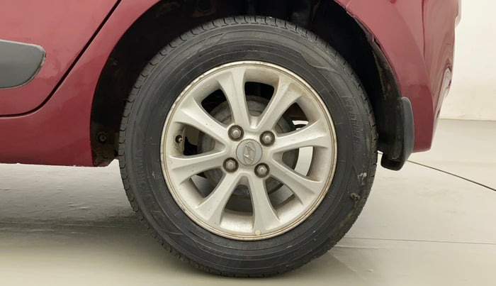 2015 Hyundai Grand i10 ASTA AT 1.2 KAPPA VTVT, Petrol, Automatic, 47,122 km, Left Rear Wheel