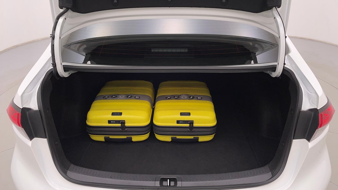 Boot Inside View with Luggage