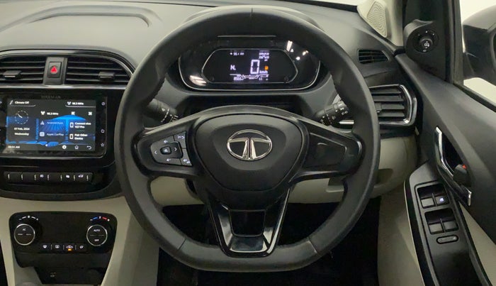 2023 Tata TIGOR XZA PLUS PETROL, Petrol, Automatic, 8,683 km, Steering Wheel Close Up