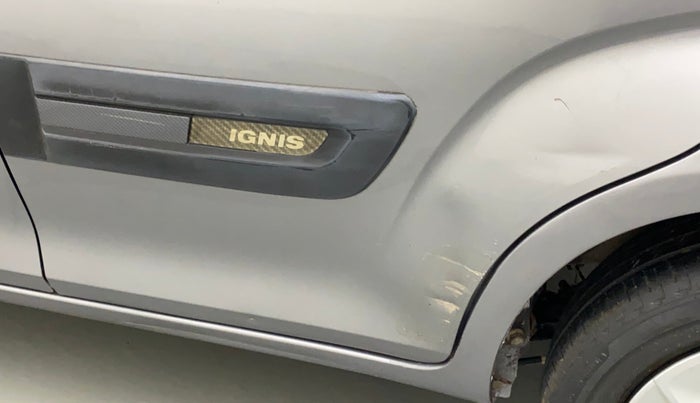 2018 Maruti IGNIS DELTA 1.2 AMT, Petrol, Automatic, 49,158 km, Rear left door - Slightly dented