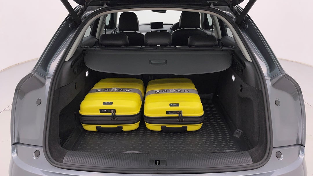 Boot Inside View with Luggage
