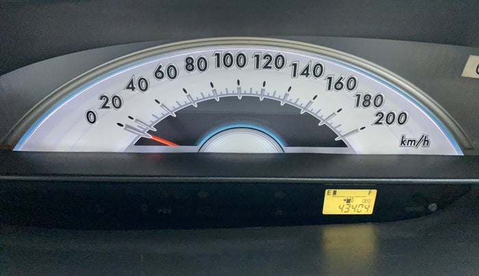 2012 Toyota Etios Liva G, Petrol, Manual, 44,119 km, Odometer Image