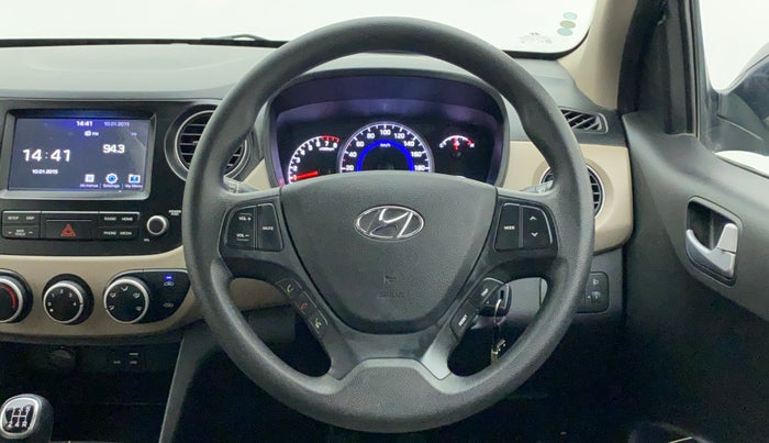 2019 Hyundai Grand i10 SPORTZ 1.2 KAPPA VTVT, Petrol, Manual, 20,335 km, Steering Wheel Close Up