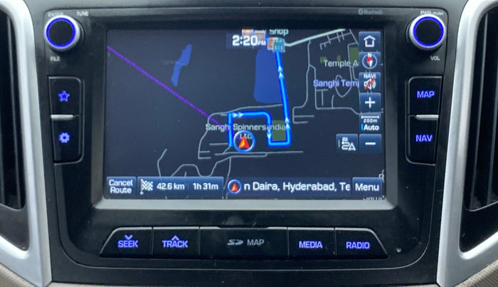 2018 Hyundai Creta 1.6 VTVT SX AUTO, Petrol, Automatic, 41,859 km, Infotainment System
