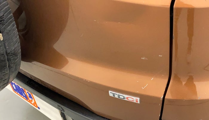 2018 Ford Ecosport TITANIUM 1.5L DIESEL, Diesel, Manual, 79,697 km, Dicky (Boot door) - Slightly dented