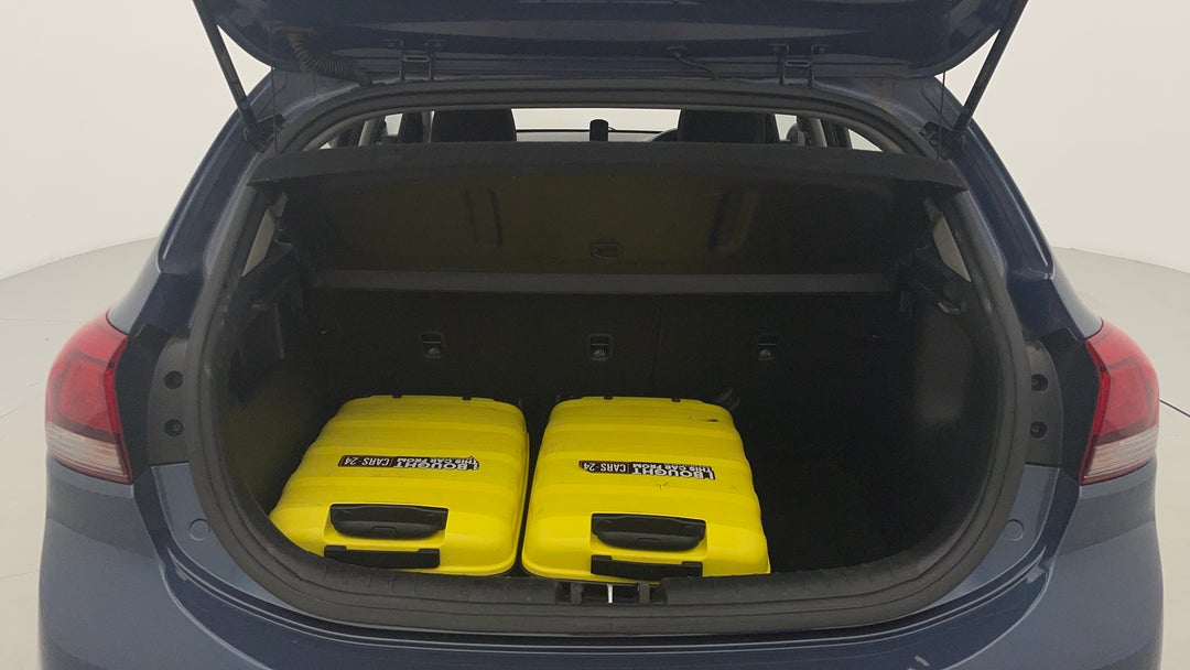 Boot Inside View with Luggage