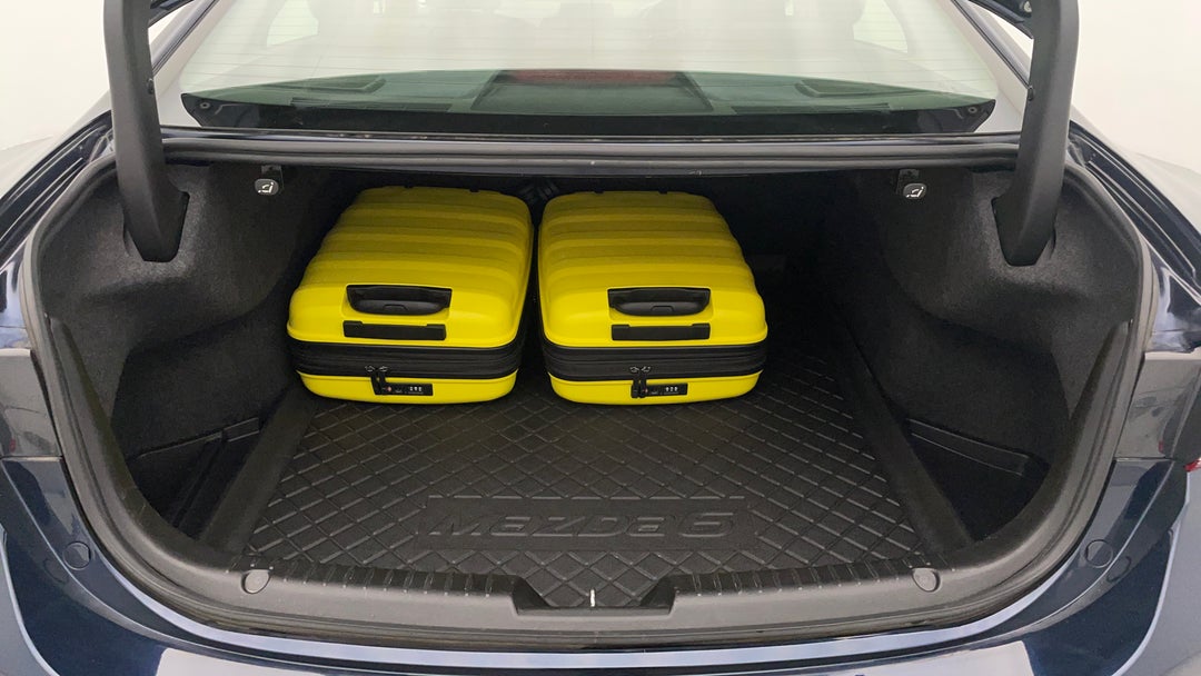 Boot Inside View with Luggage