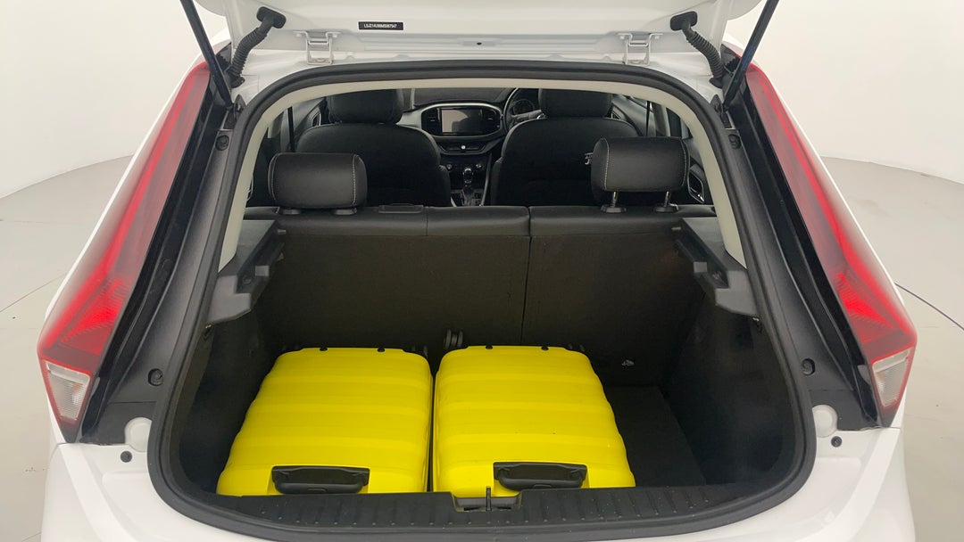 Boot Inside View with Luggage