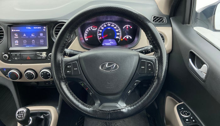 2020 Hyundai Grand i10 SPORTZ 1.2 KAPPA VTVT, Petrol, Manual, 73,680 km, Steering Wheel Close Up