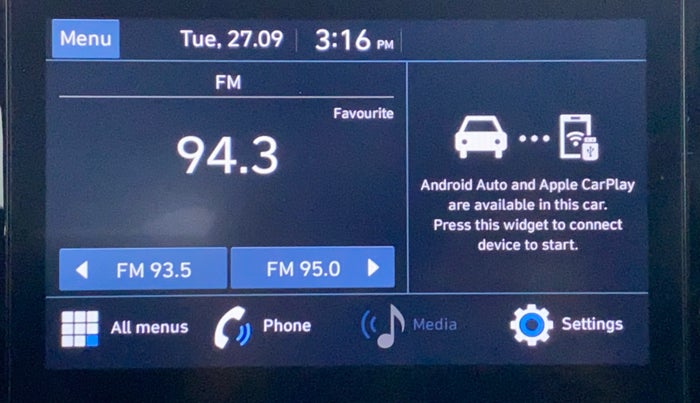 2022 Hyundai NEW I20 SPORTZ 1.2 MT, Petrol, Manual, 5,009 km, Touchscreen Infotainment System