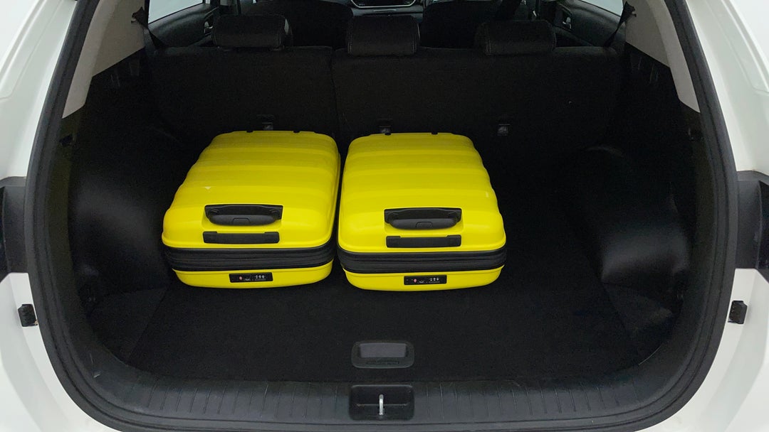 Boot Inside View with Luggage