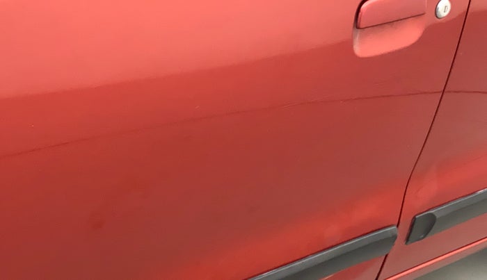 2016 Maruti Wagon R 1.0 VXI AMT, Petrol, Automatic, 23,600 km, Front passenger door - Minor scratches