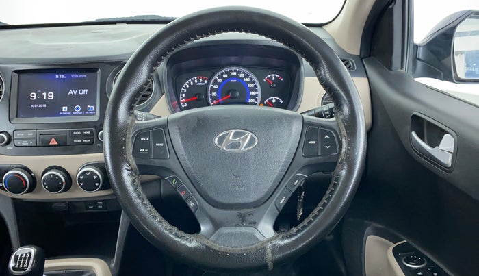 2017 Hyundai Grand i10 Sportz(O) 1.2 MT, Petrol, Manual, 38,870 km, Steering Wheel Close Up