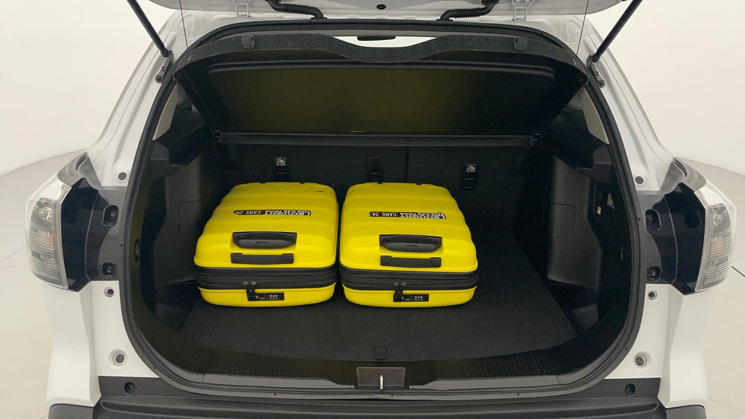 Boot Inside View with Luggage